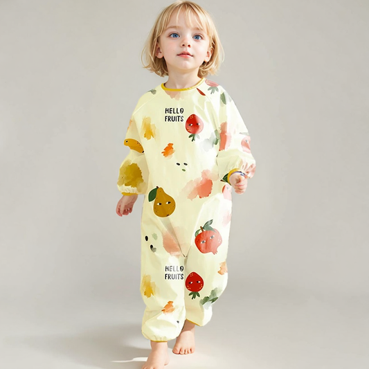 Unisex Coverall Bib for Mess-Free Meals and Playtime